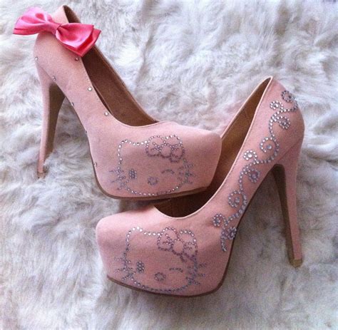 Cute Hello Kitty High Heels Shoes For Girls Dashingamrit