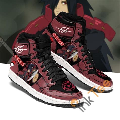 Madara Uchiha Fighting Naruto Anime Amazon Air Jordan Shoes Inktee