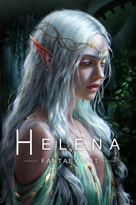 Helena Cnockaert Elfos Elfos Arte De Fantasía Orejas De Elfo Arte