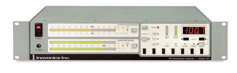 Fm Modulation Monitor Model 531 Inovonics Broadcast Inc