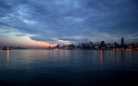 Wallpaper Sunlight Sunset Sea City Cityscape Bay Night Water