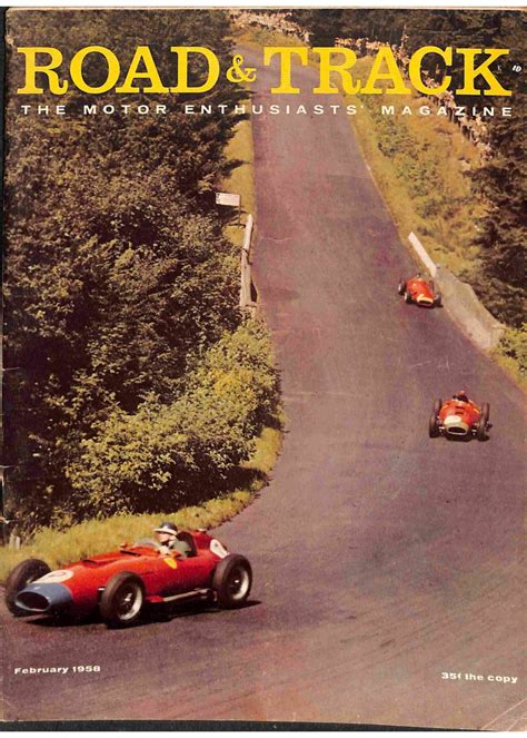 Road And Track Magazine February 1958