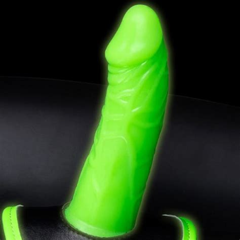 Shots Ouch Strap On Thigh Harness With 5 Silicone Dildo Glow In The Dark Sex Toy Hotmovies