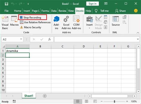 Comment Enregistrer Une Macro Dans Excel