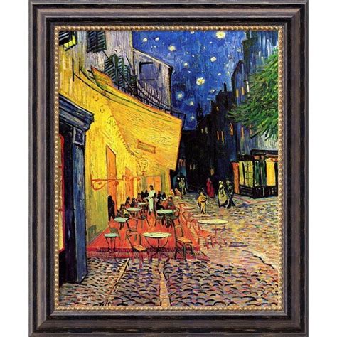 Vincent Van Gogh Cafe Terrace At Night Framed Art Canvas Free