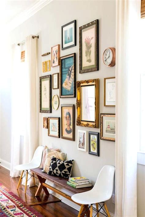 20 funky ways to update your chest of drawers: Hallway Wall Decor Hallway Wall Decor Hallway Walls Narrow ...