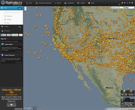 United Airlines Flight Tracker Live Map Filterjulu