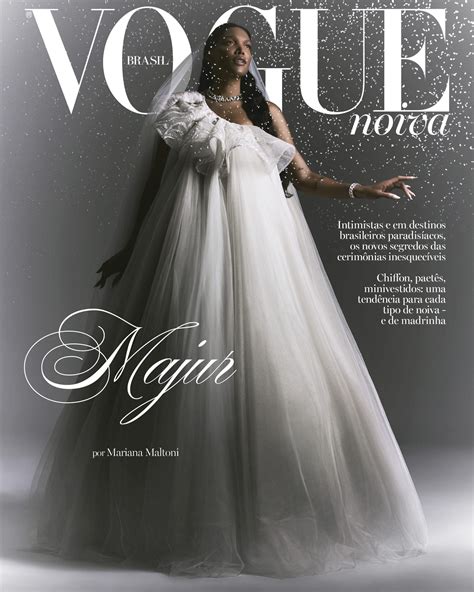 Majur Celebra Ser A Primeira Mulher Trans Na Capa Da Vogue Noiva
