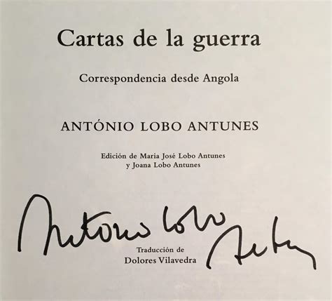 Cartas De La Guerra Correspondencia Desde Angola By António Lobo Antunes Excelente