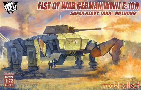 ModelCollect UA Fist Of War German WWII E Super Heavy Tank Nothung Scale Model