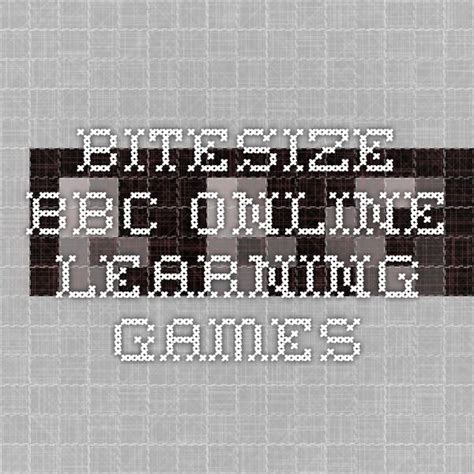 The bbc logo has been a brand identity for the corporation and its work since the 1950s in a variety of designs. Bitesize - BBC - Online Learning Games | Learning logo ...