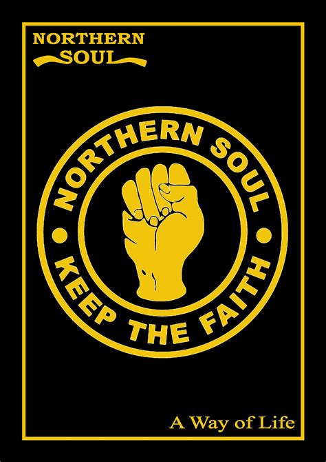 Northern Soul A4 Art Print On Card A Way Of Life Keep Etsy Uk