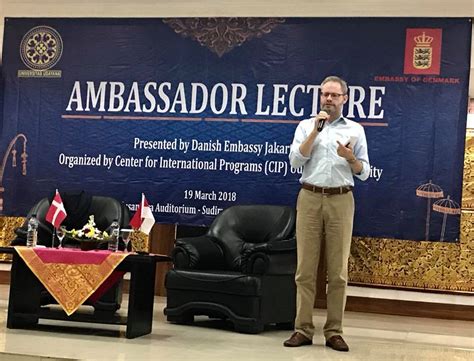 Meet people from 16+ countries and expand your knowledge with courses. Danish Ambassor Kristensen visited Bali - ScandAsia