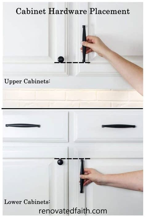 How To Place Pulls On Kitchen Cabinets