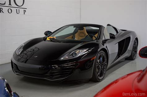 Black Mclaren Mp4 12c Spider