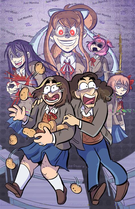 It would be cool (but is not required) to. The Game Grumps Doki Doki Literature Club... - The Art of ...