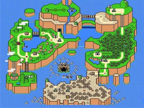 The Entire Super Mario World Map R Gaming