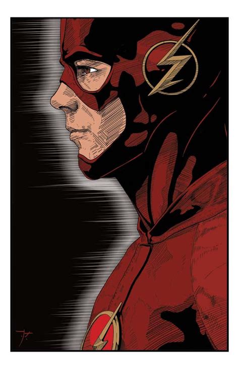 The Flash Drawing Art Poster By Artof7r On Deviantart