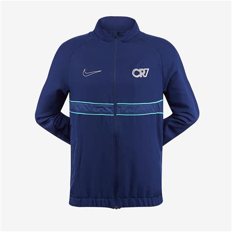 Nike Cr7 Kids Dry Tracksuit Blue Voidhyper Jademetallic Silver
