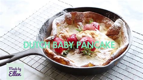 Dutch Baby Pancake Recept Youtube