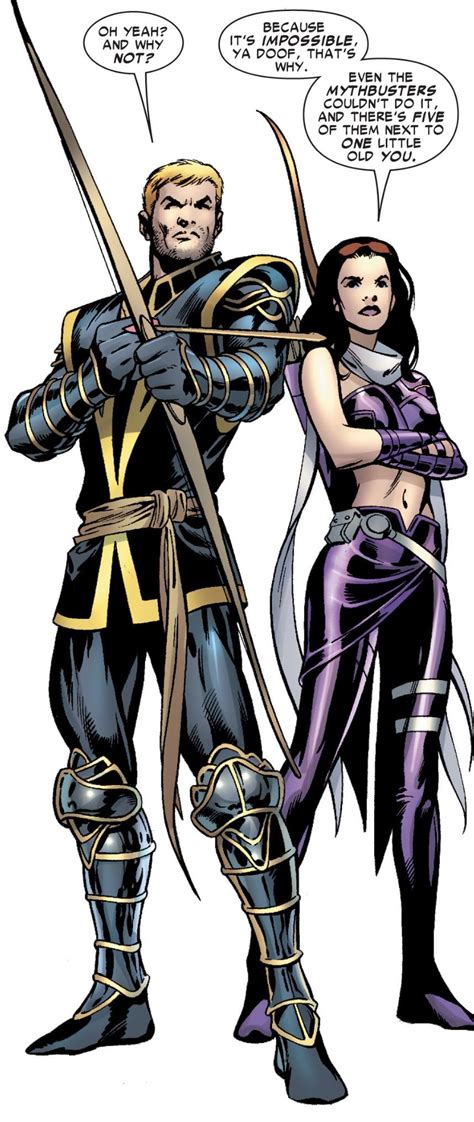 Ronin And Hawkeye Young Avengers Superhero Character