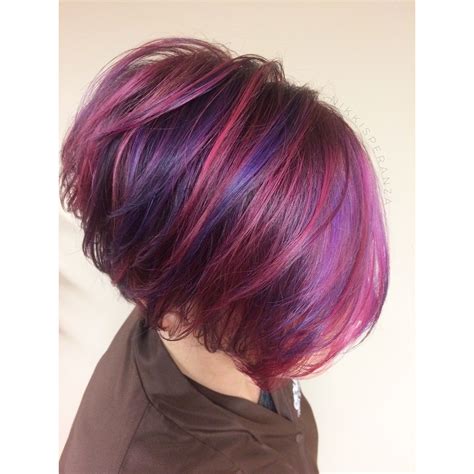 Fuschia Berry Artistic Hair Hair Color Cute Hairstyles