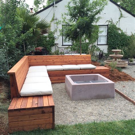 We Sealed It Then Added Cushions Backyard Area Backyard Seating