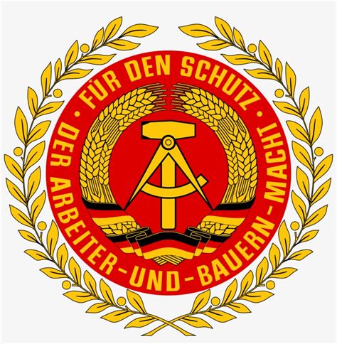 The Official Emblem Of The East German National Volksarmee East