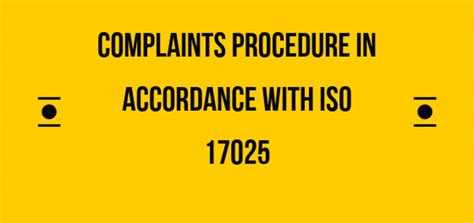 Complaints Procedure Iso 17025 How To Handle Complaints How To Set