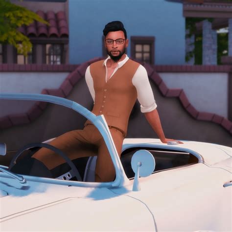 Posing With A Car Pose Pack At Katverse Sims 4 Updates