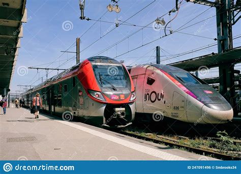 Travelling In France By Train Editorial Photo Image Of Intercity