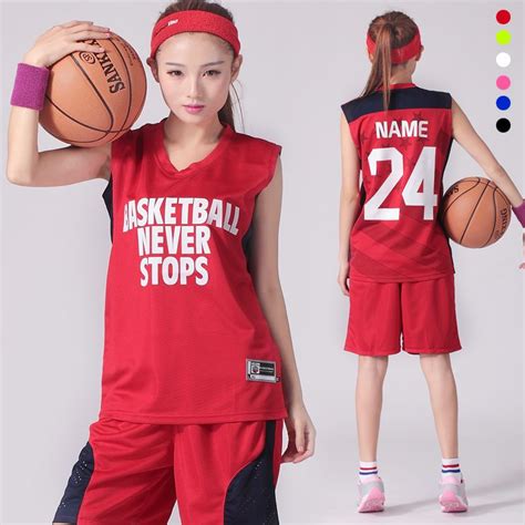 Private Custom Logo Women Basketball Set Uniforms Jersey Shorts Girl