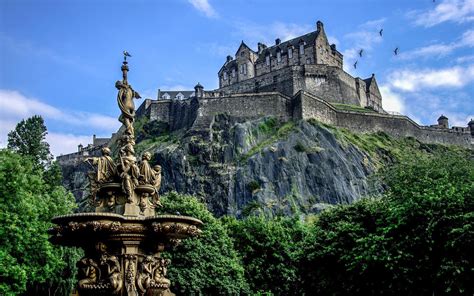 Man Made Edinburgh Castle Hd Wallpaper