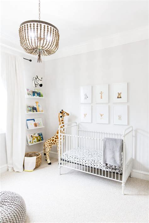 Nursery Inspiration White Walls Shining On Design