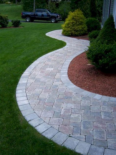Nice 55 Amazing Easy Garden Path And Walkway Front Yard Landscaping Ideas