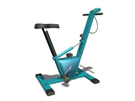 Gym Equipment Bicycle Exercise Machine Free 3d Model Max Vray
