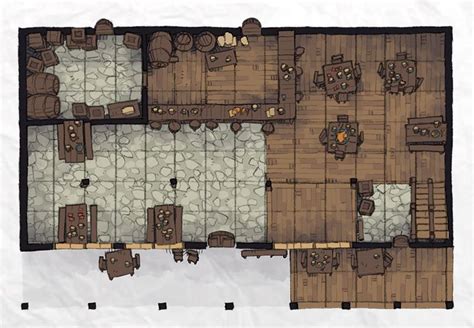 31 Dungeons And Dragons Tavern Map Maps Database Source