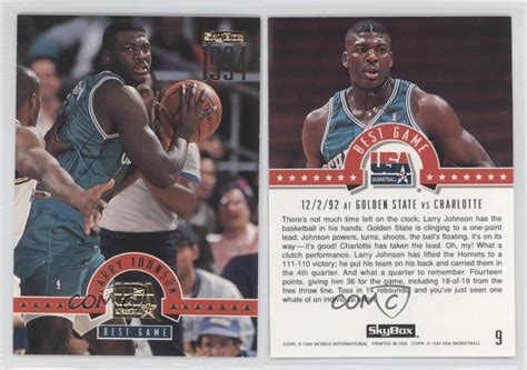 View larry johnson basketball card values based on real selling prices. 1994-95 Skybox USA Basketball Gold #9 Larry Johnson Team (Olympics) Card | eBay