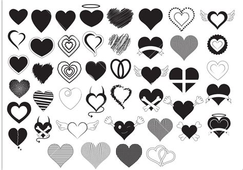 Heart Shapes Vectors Royalty Free Stock Image Storyblocks