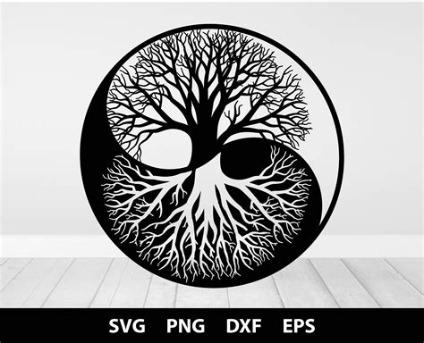 Wall Décor Ying And Yang Tree Of Life Svg U2022 Tree Of Life Svg