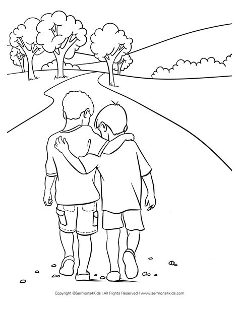 Forgiveness Coloring Pages