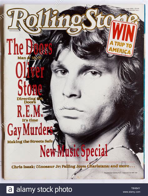 The Cover Of Rolling Stone Magazine Issue 458 June 1991 Featuring