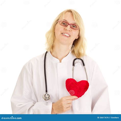 Medical Doctor With Heart Stock Photo Image Of Physician 26617676