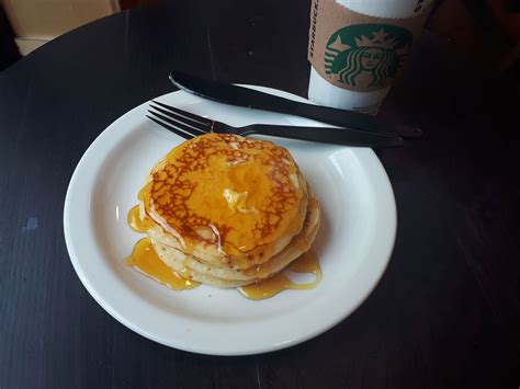 I Tried Starbucks Pancakes Yes They Make Pancakes