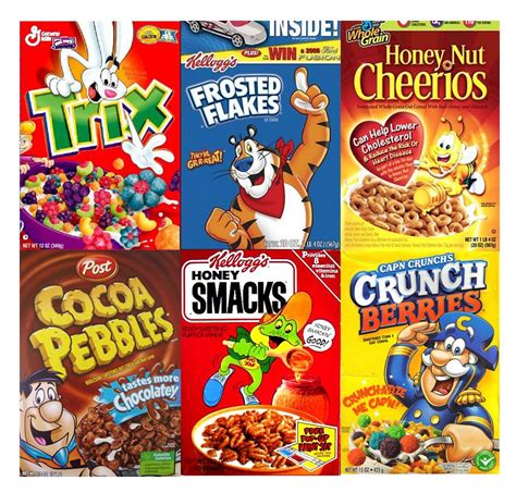 I didn't think of that either! Image result for kid cereal | Kids cereal, Kids cereal ...