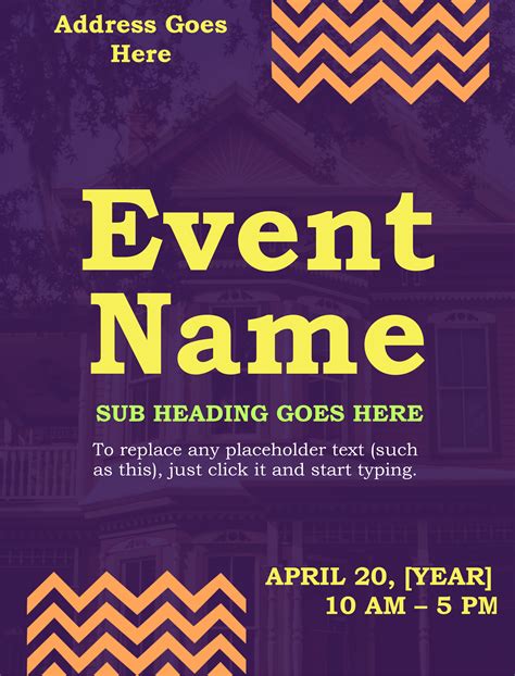 Free Event Flyer Templates Printable
