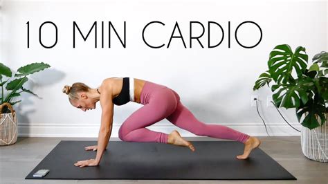 10 min cardio workout at home equipment free youtube