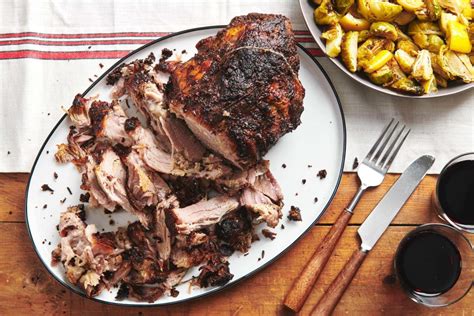 Liberally season pork on all sides with salt and pepper. Easy Fall-Apart Roasted Pork Shoulder Recipe — The Mom 100 ...