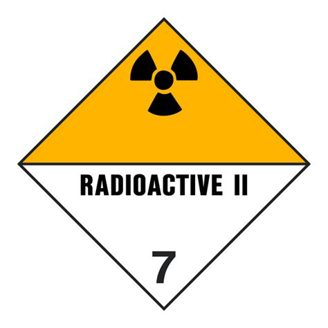 Class 7 Radioactive Materials Ii Western Safety Sign