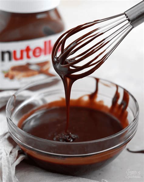 Nutella Ganache Recipe For Drip Cakes Sugar Sparrow